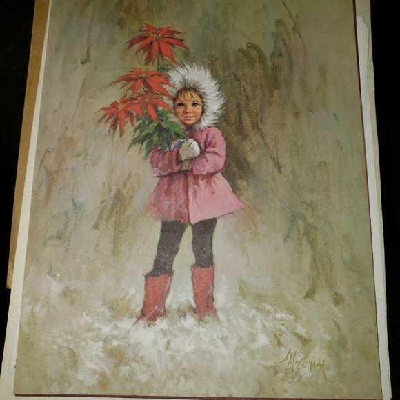 Miles Kimball Holiday Catalog Cover Print, Girl - Picture 1 of 1